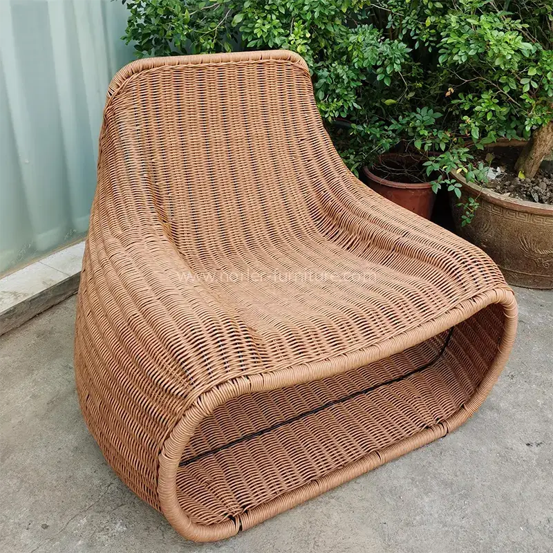 Udendørs gårdhave rattan møbler fritid stol
